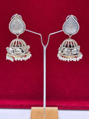 Oxidised Stylish Jhumka Earring