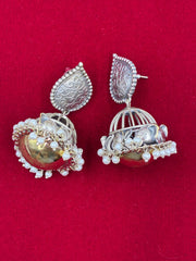 Oxidised Stylish Jhumka Earring