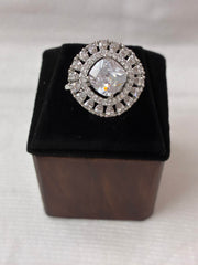 CZ Stone Studded Finger Ring