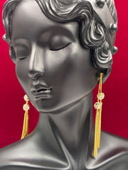 Western Ball Chain Earring