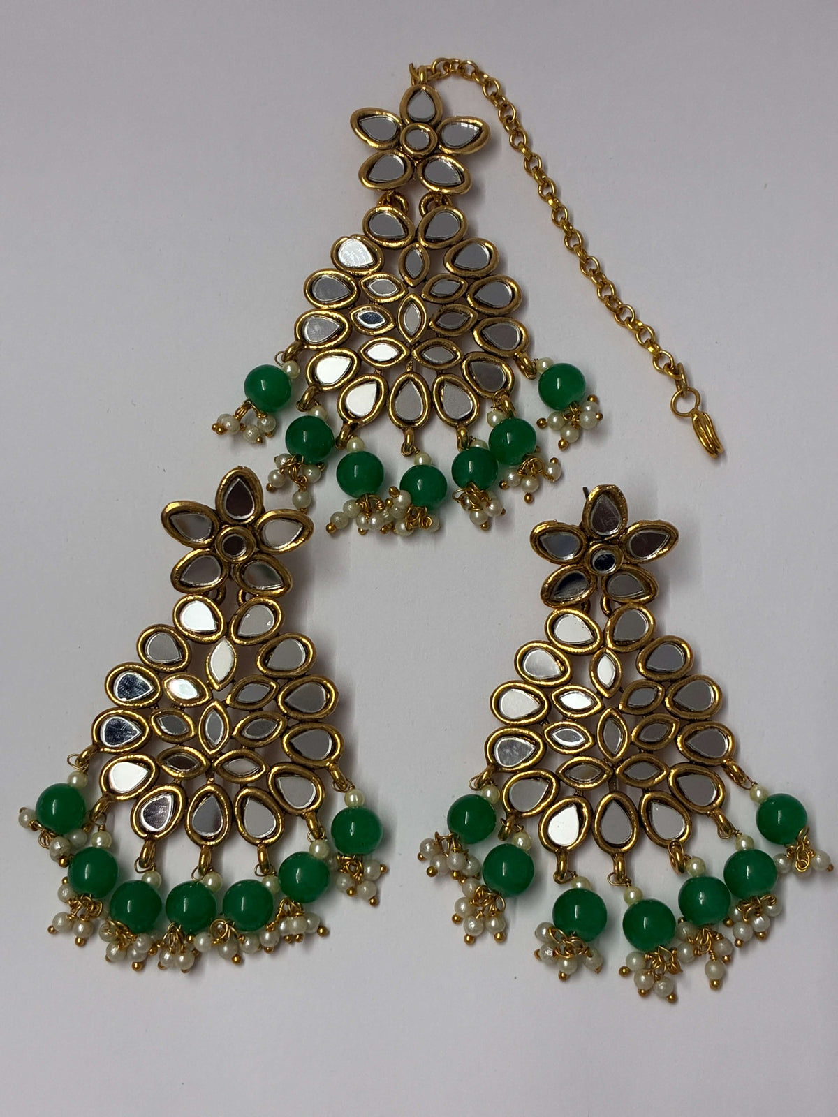Indo Western Classic Mang Tika Earring set