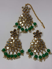 Indo Western Classic Mang Tika Earring set