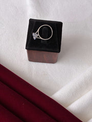 CZ Solitaire Charm Finger Ring