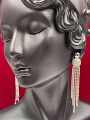 Western Classic Stone studded Tassel Earring