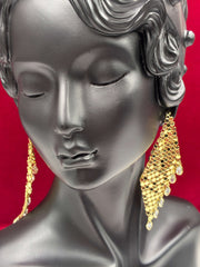 Western Kaju Katli Statement Earring