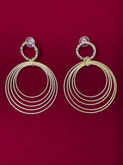 Western Multi Rings Duo Earring