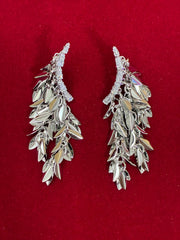 Western Leaves Cluster Cuff Earring