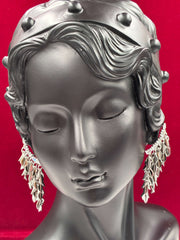 Western Leaves Cluster Cuff Earring