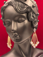 Western Contemporary Stone Sequence Earring