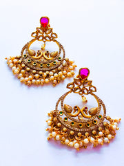 Antique Peacock Pair Earrings