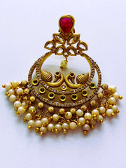 Antique Peacock Pair Earrings