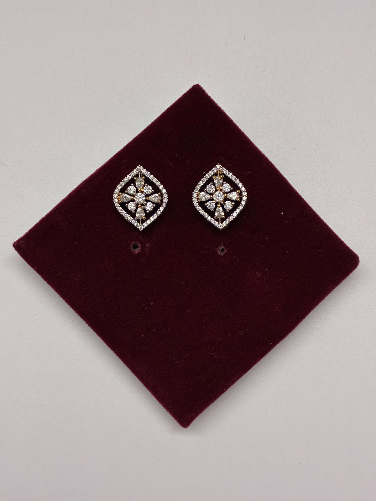 CZ Brilliant Stud Earrings