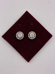 CZ Brilliant Pre-set Solitaire Earrings