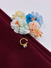CZ Solitaire Nose Ring