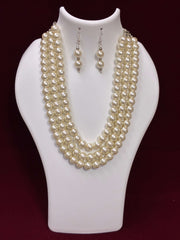 Western Trending Multi Layer Pearl Necklace Set