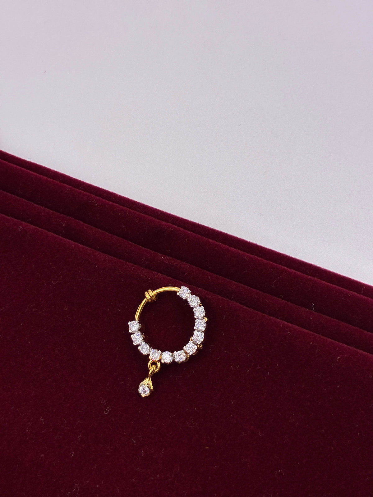 CZ Sequence pressing Nose Ring