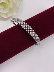 CZ Classic Silver Finish Kada