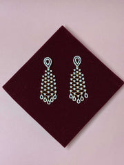CZ Classic Golden Tassel Earring