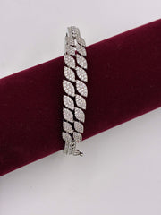 CZ Stunning Leaf Sequence Kada