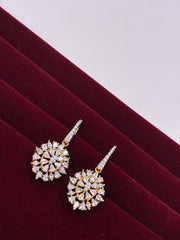 CZ designer slip on Earring