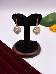 CZ designer slip on Earring
