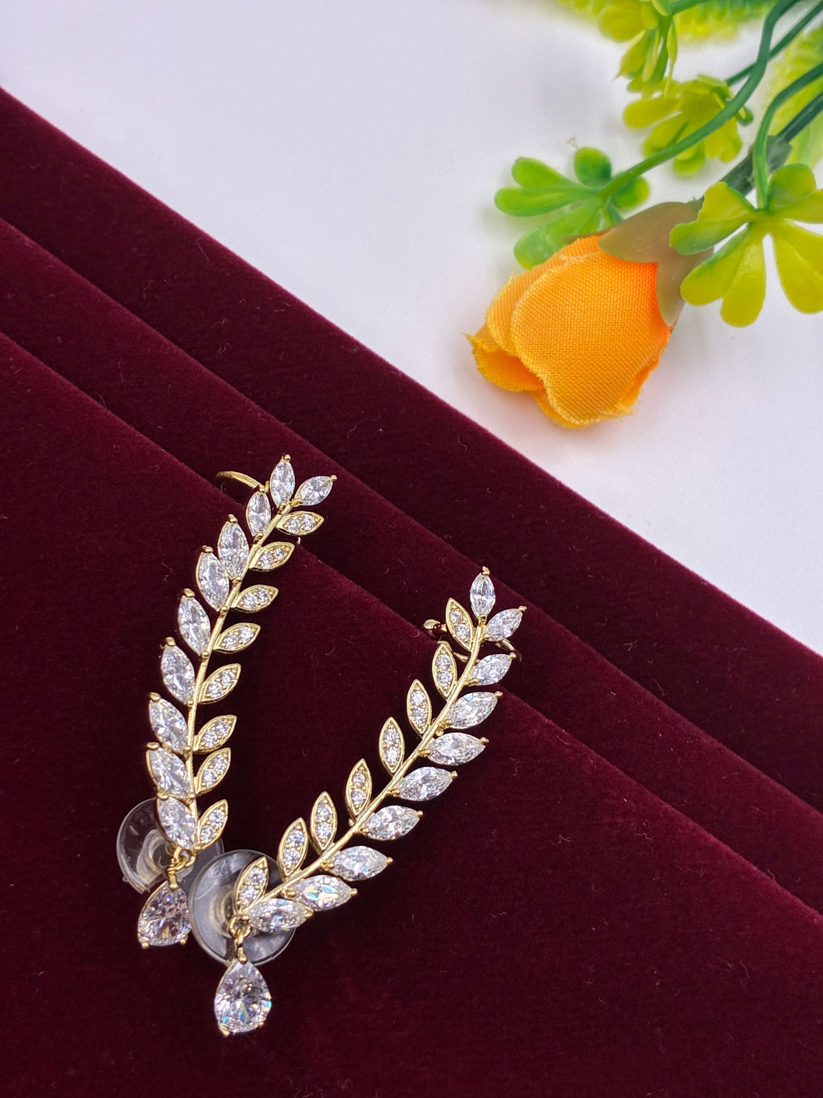 Western Leaf designer Earcuff Earring