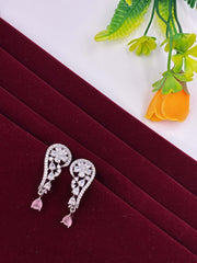CZ Pretty Pink designer Earring
