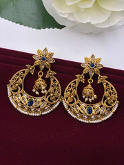 Antique Jhumka Chandbali Earring