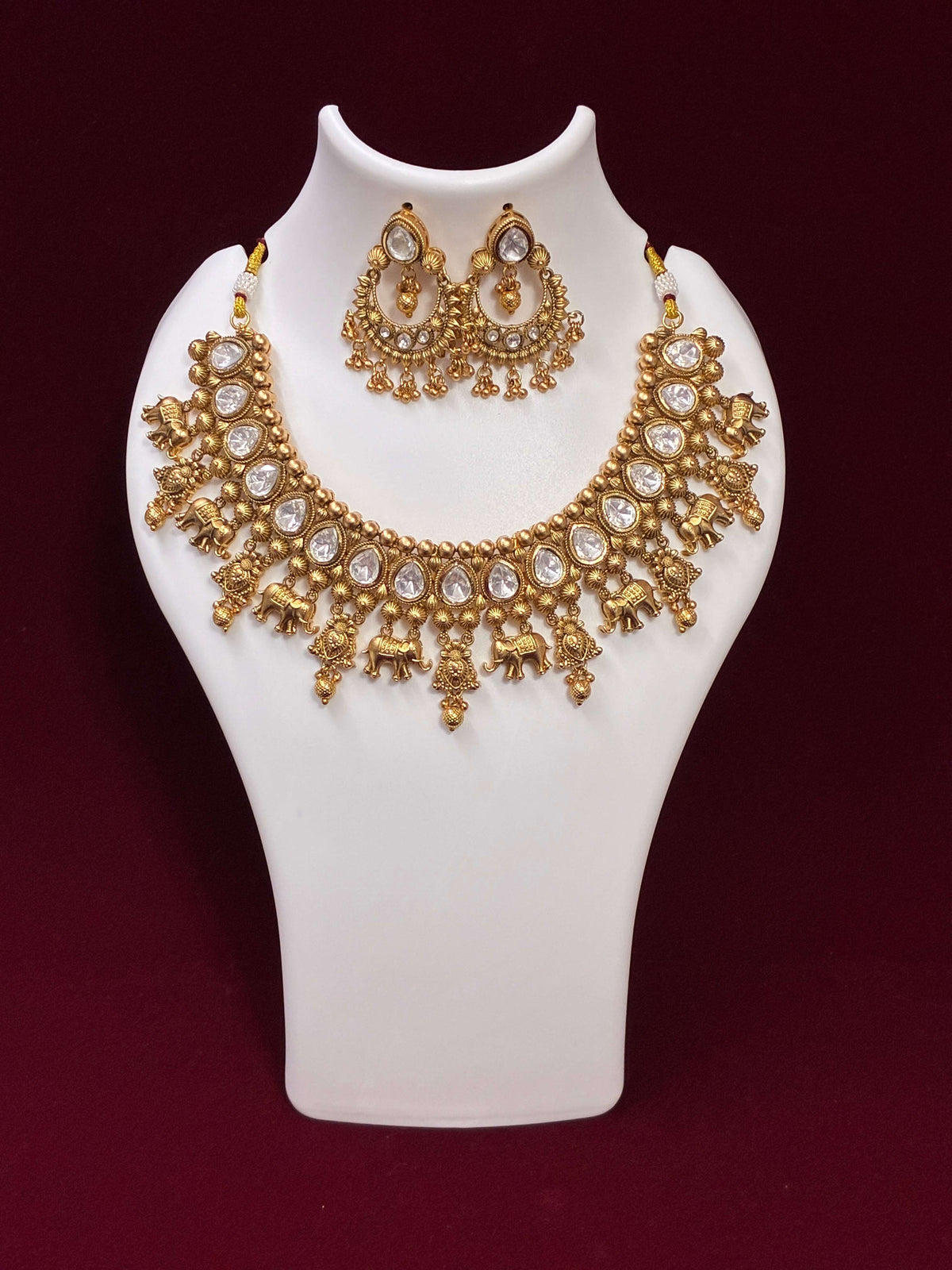 Kundan Antique Necklace set