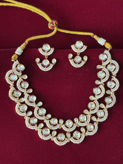 Kundan Chand Pattern Necklace set
