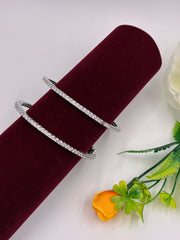 CZ Openable Single Line Bangle