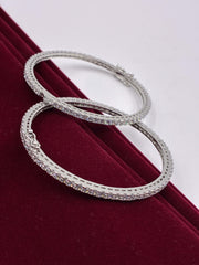 CZ Openable Single Line Bangle