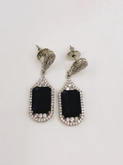 CZ Bold Blue designer Dangle Earring