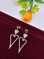 Western Tri Heart designer Earring