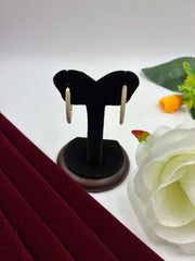 Western CZ Hoop Earring
