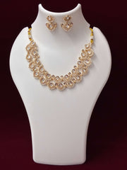 Kundan Chand Pattern Necklace set