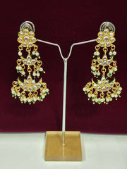 Kundan Beads Chand Pattern Necklace set