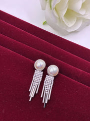 Western Pearl Tessel Designer Earring