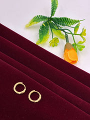 Western CZ Designer Hoop Earring