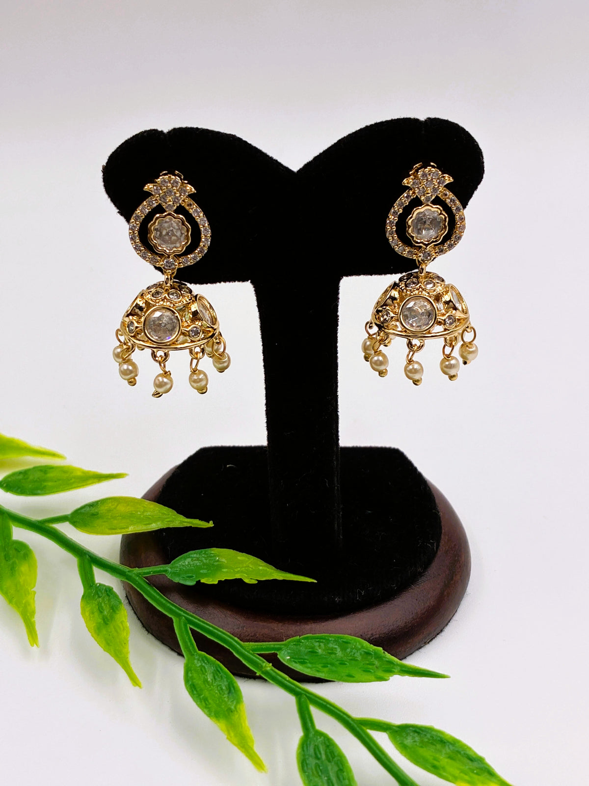 Kundan beautiful Jhumki Earring