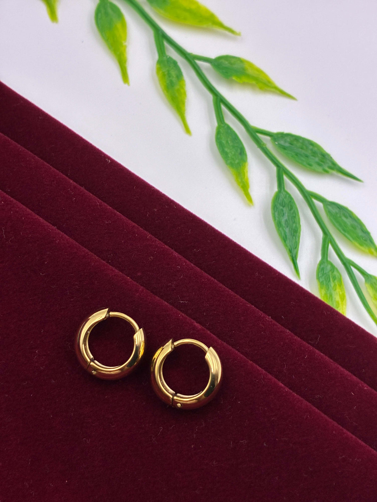 Western Golden Tiny-1 Hoop Earring