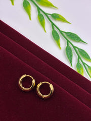 Western Golden Tiny-1 Hoop Earring