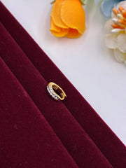 CZ tiny circular Nose Ring