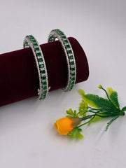 CZ Emerald Green Openable Bangle
