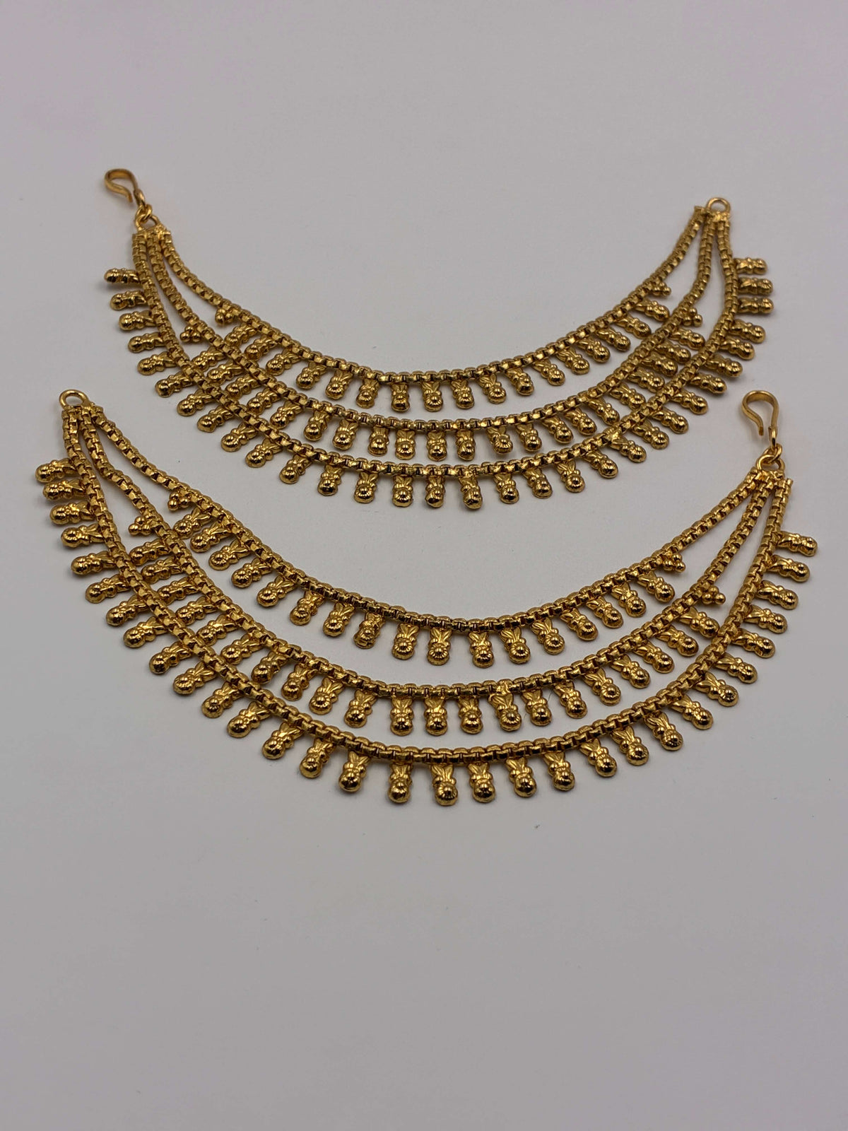 Antique Three tier designer Ear chain