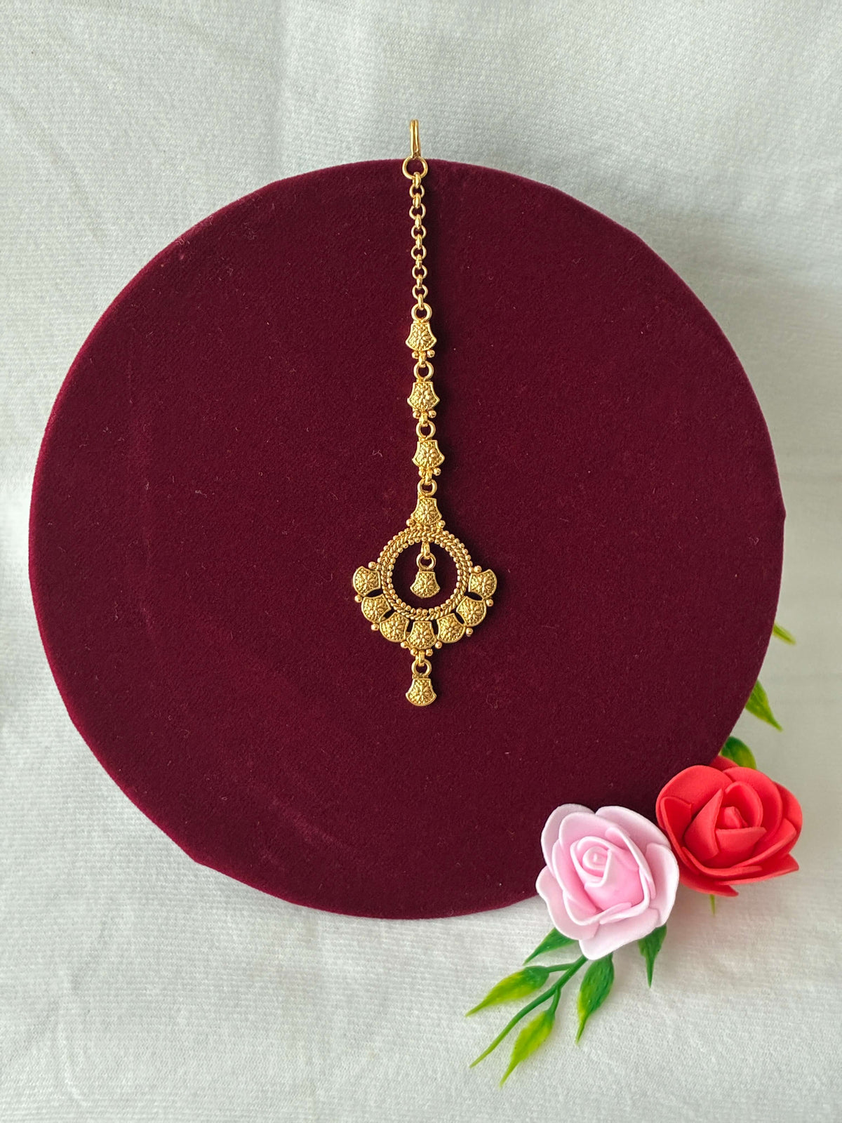 Antique Golden Designer Mang Tika