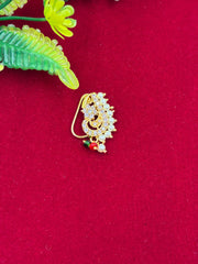 Antique Polki designer Nose Ring