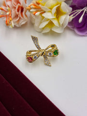 Bow Design Brooch