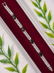 CZ Elegant Emerald Bracelet