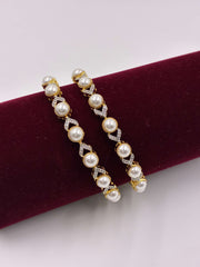 CZ Pearl designer Bangle